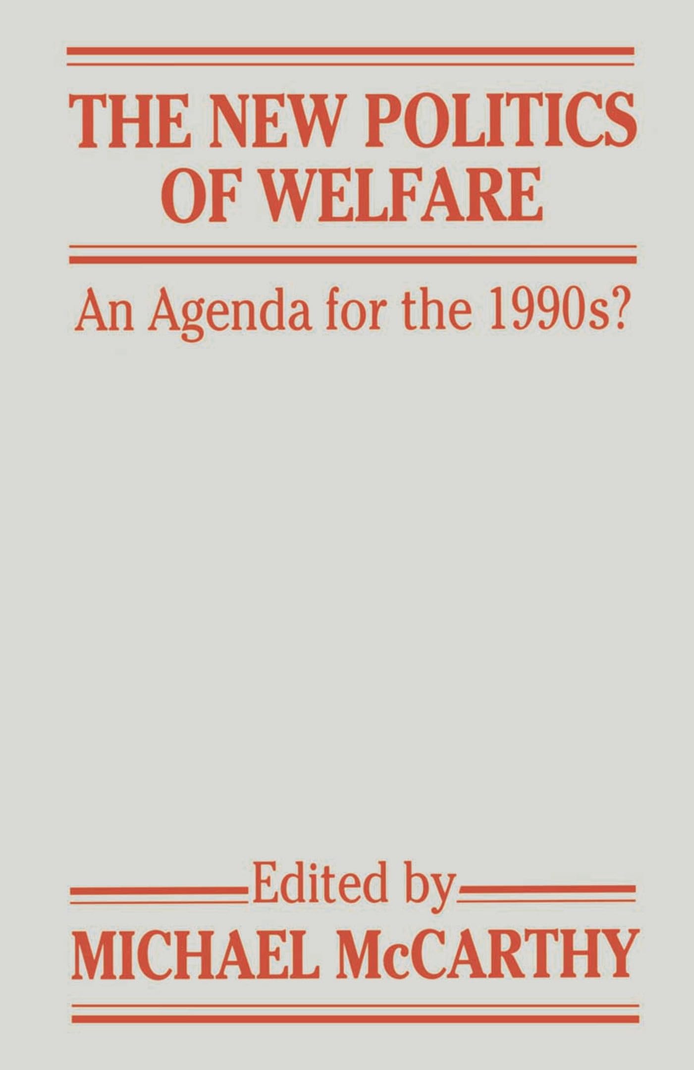 The New Politics of Welfare Law