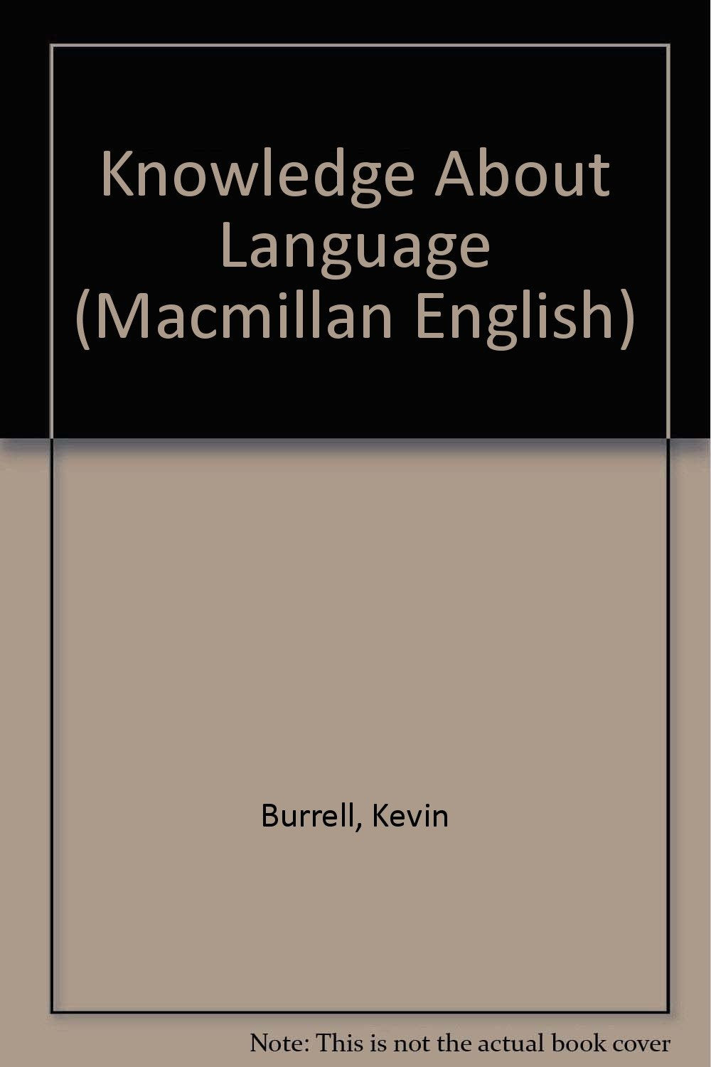 Product Image: Knowledge About Language (Macmillan English)