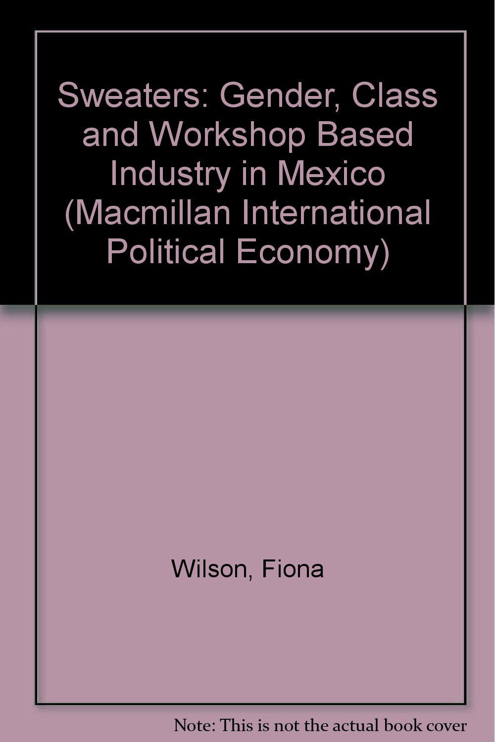 Sweaters: Gender, Class and Workshop Based Industry in Mexico (Macmillan International Political Economy S.) Social Sciences