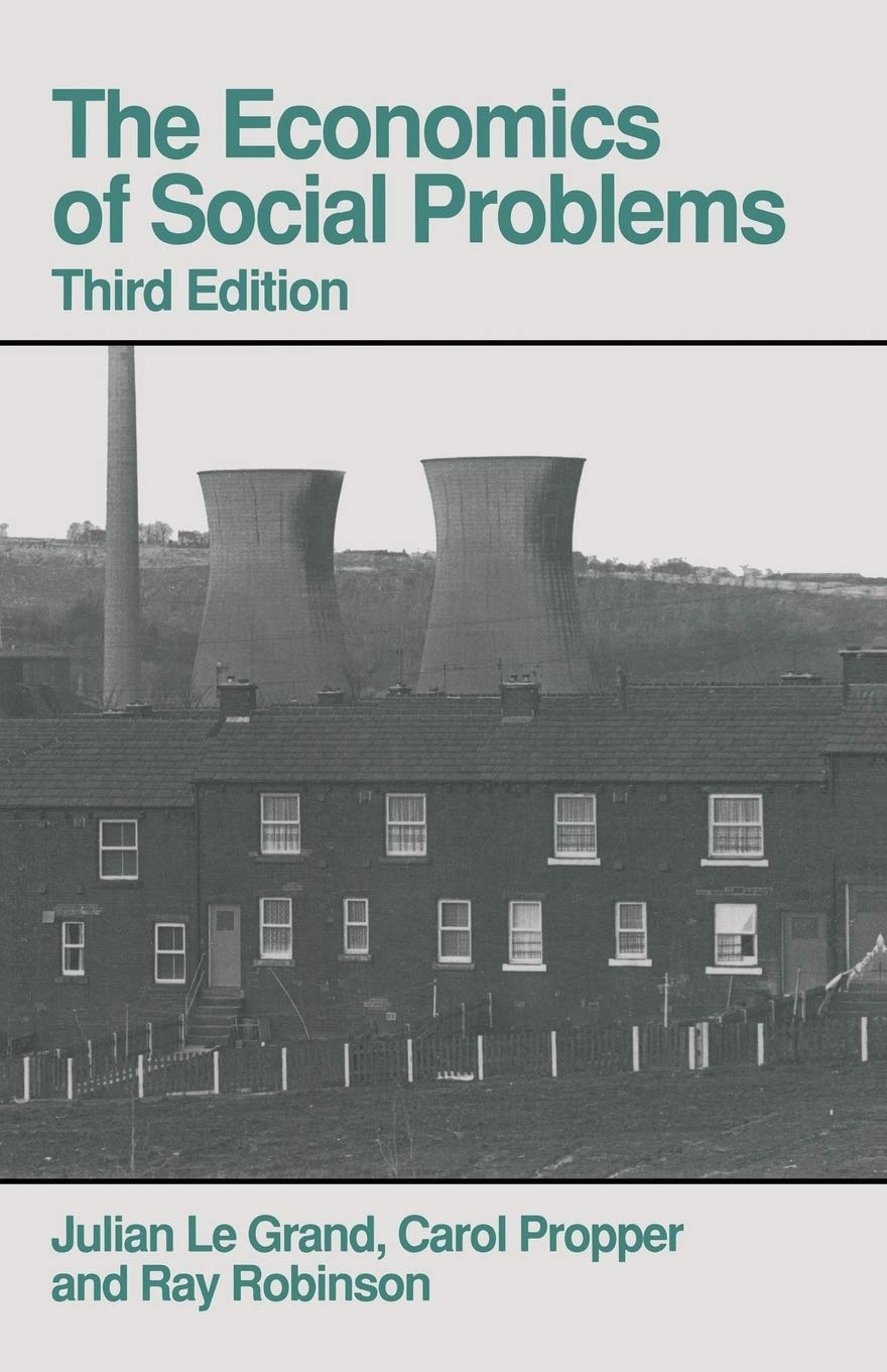 The Economics of Social Problems Books