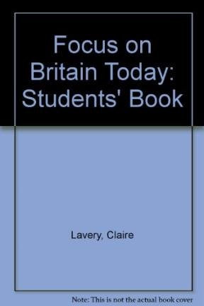 Product Image: Focus On Britain Today: Student's Book