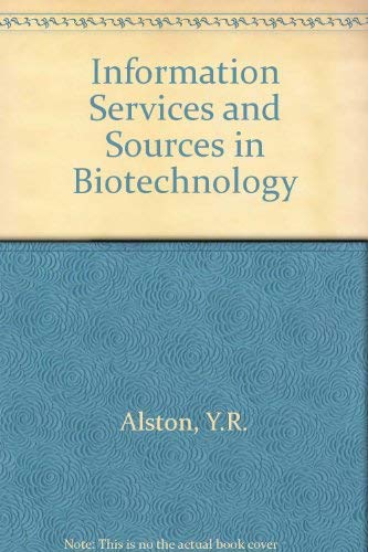 Product Image: Information Services and Sources in Biotechnology