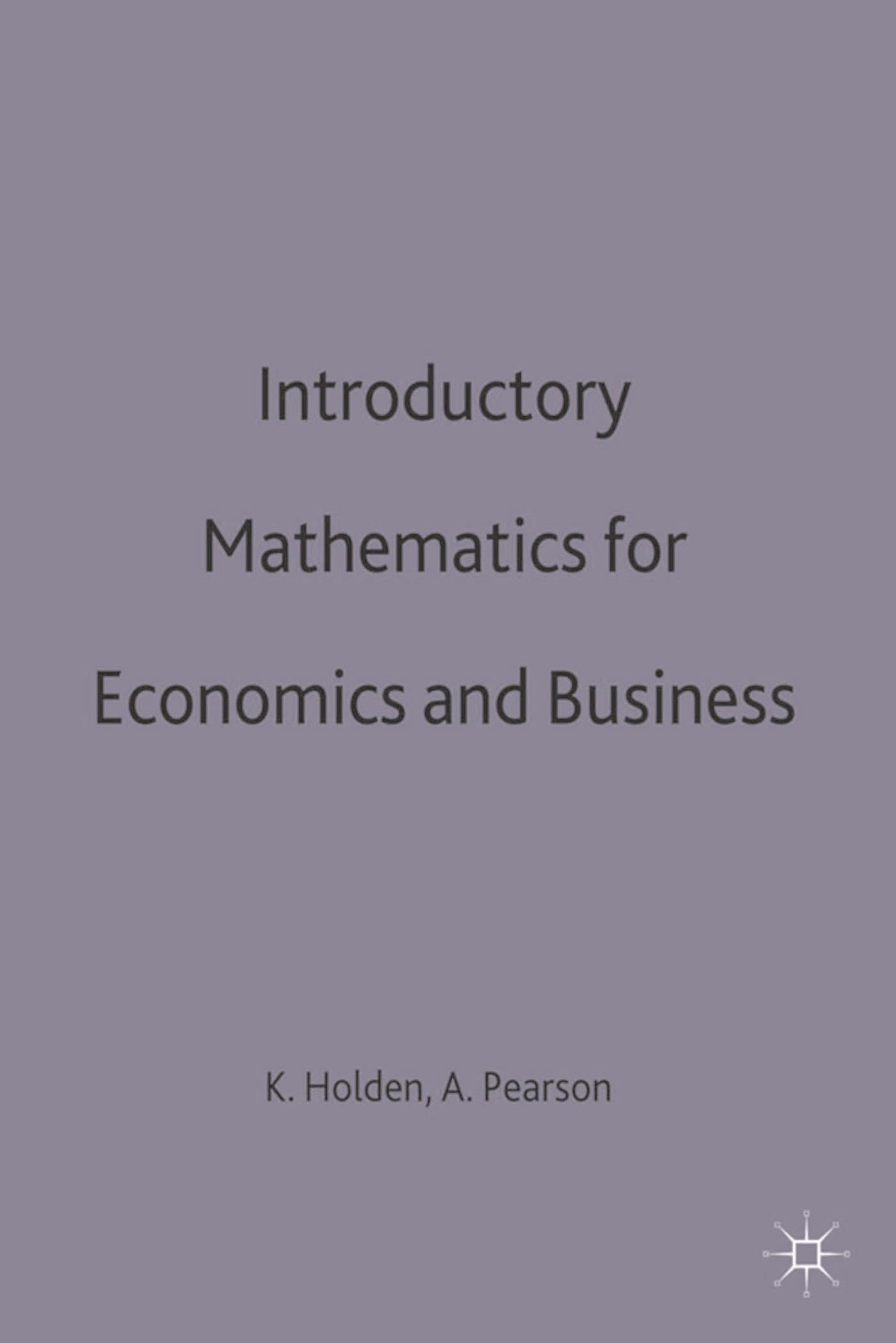 Introductory Mathematics for Economics and Business Law
