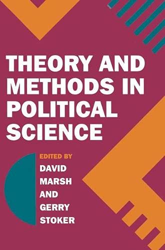 Product Image: Theory and Methods in Political Science
