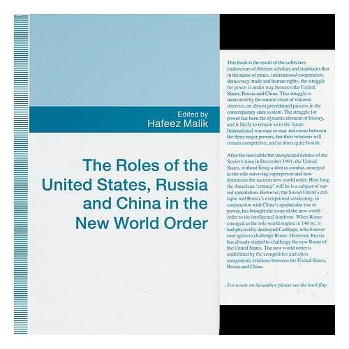 The Roles of the United States, Russia and China in the New World Order Social Sciences