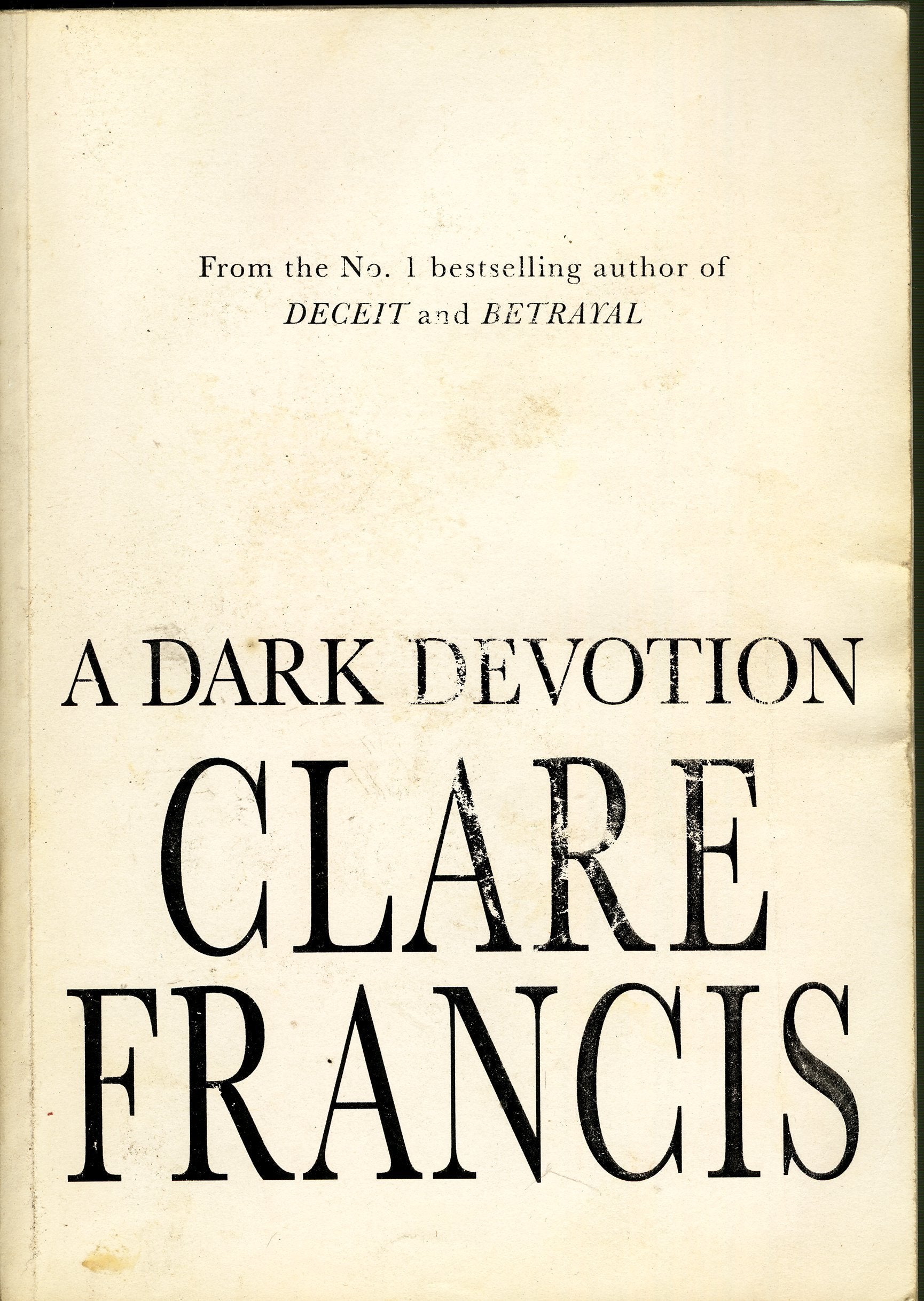 A Dark Devotion Contemporary literature