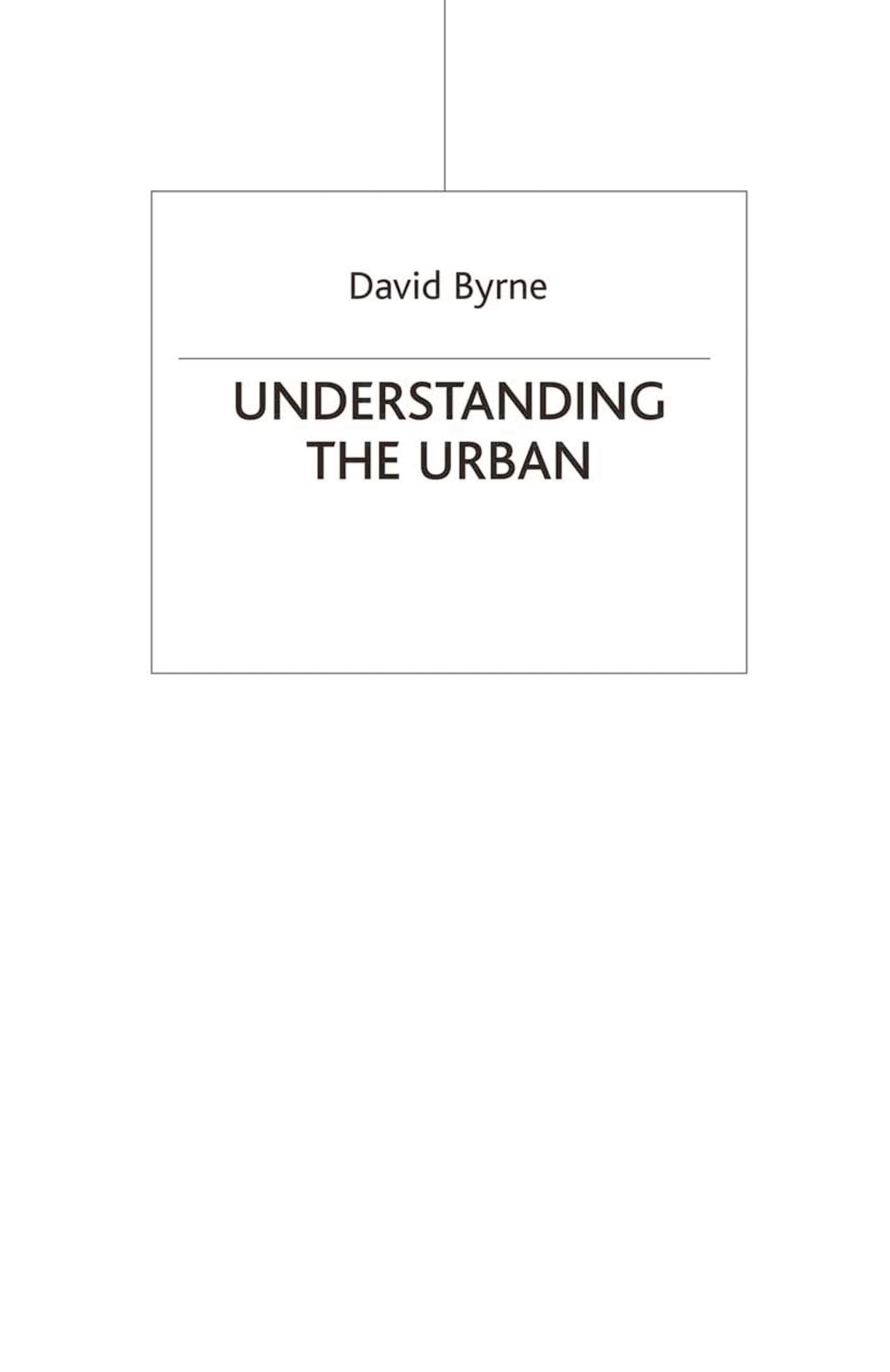 Product Image: Understanding the Urban