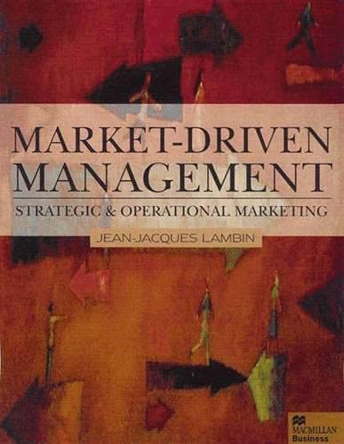Market-driven Management: Strategic and Operational Marketing (Macmillan business) Business, Finance & Career