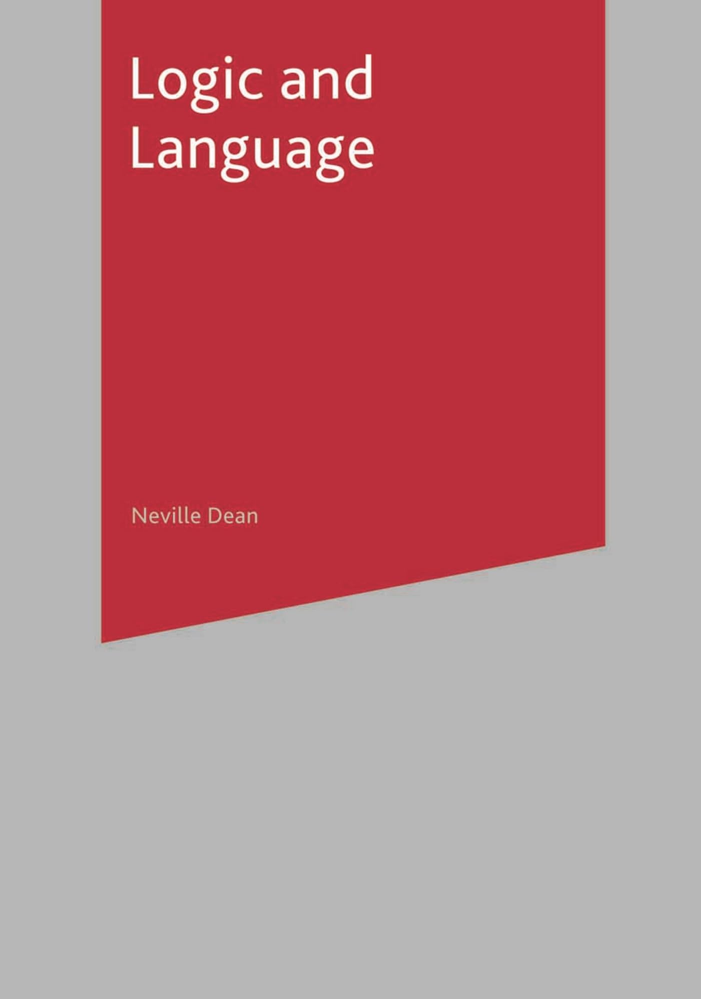 Product Image: Logic and Language
