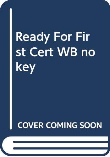 Ready For First Cert WB no key Foreign Languages ​​& Dictionaries