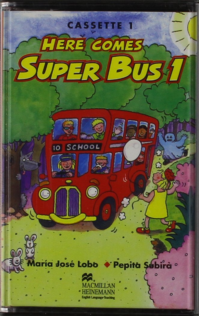 Here Comes Super Bus 1 Cassette x2 Foreign Languages ​​& Dictionaries