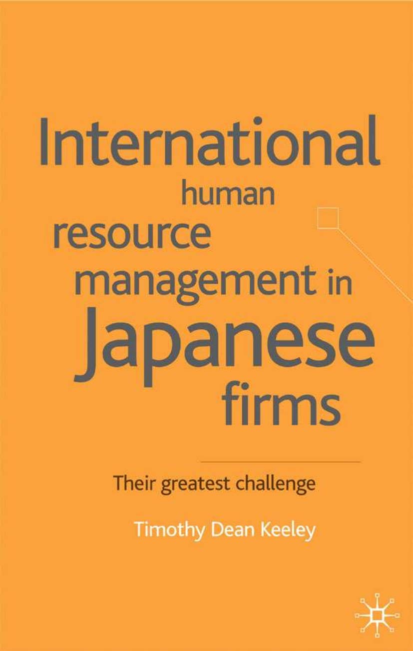 International Human Resource Management in Japanese Firms book