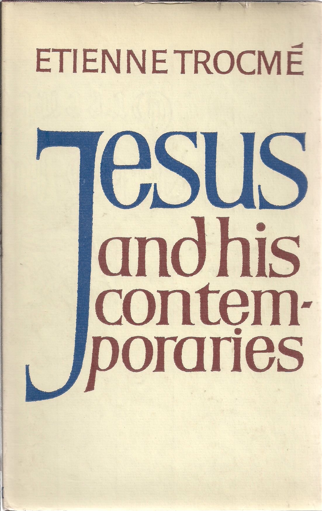 Jesus and His Contemporaries book