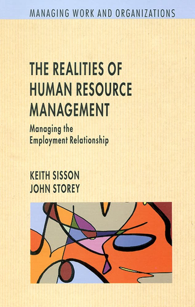 Realities Of Human Resource Management (Managing Work and Organizations Series) Business, Finance & Career