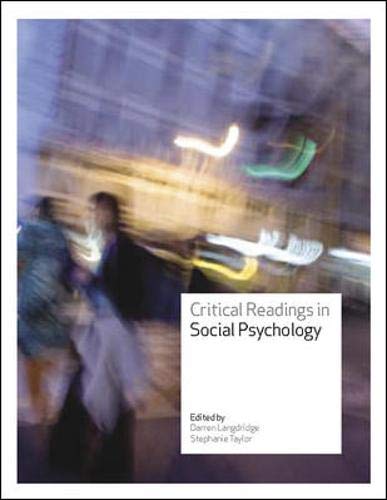 Critical Readings in Social Psychology Psychology