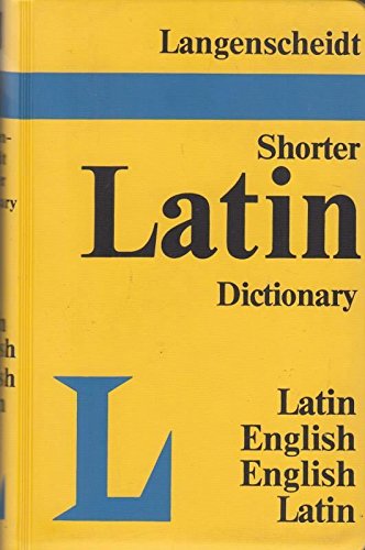Langenscheidt's Shorter Latin-English, English-Latin Dictionary Books