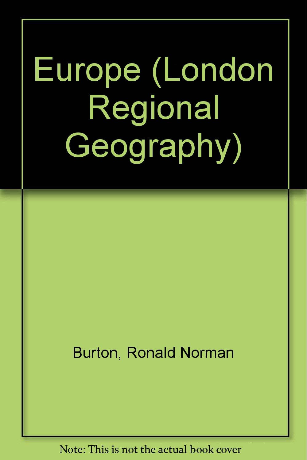 Europe (London Regional Geography S.) Books