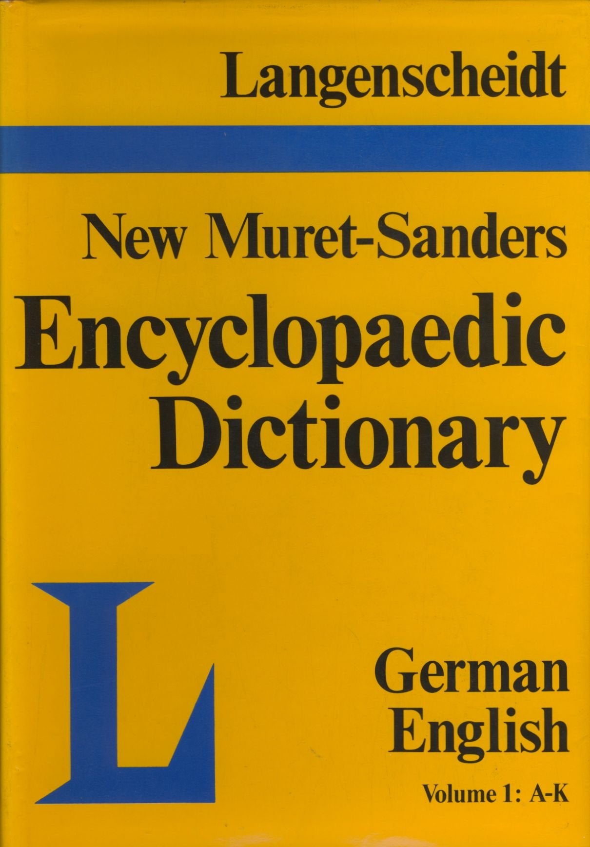 Langenscheidt's German-English Encyclopaedic Dictionary: A-K Social Sciences