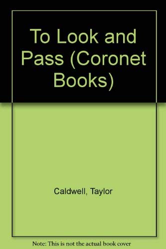 To Look and Pass (Coronet Books) Books