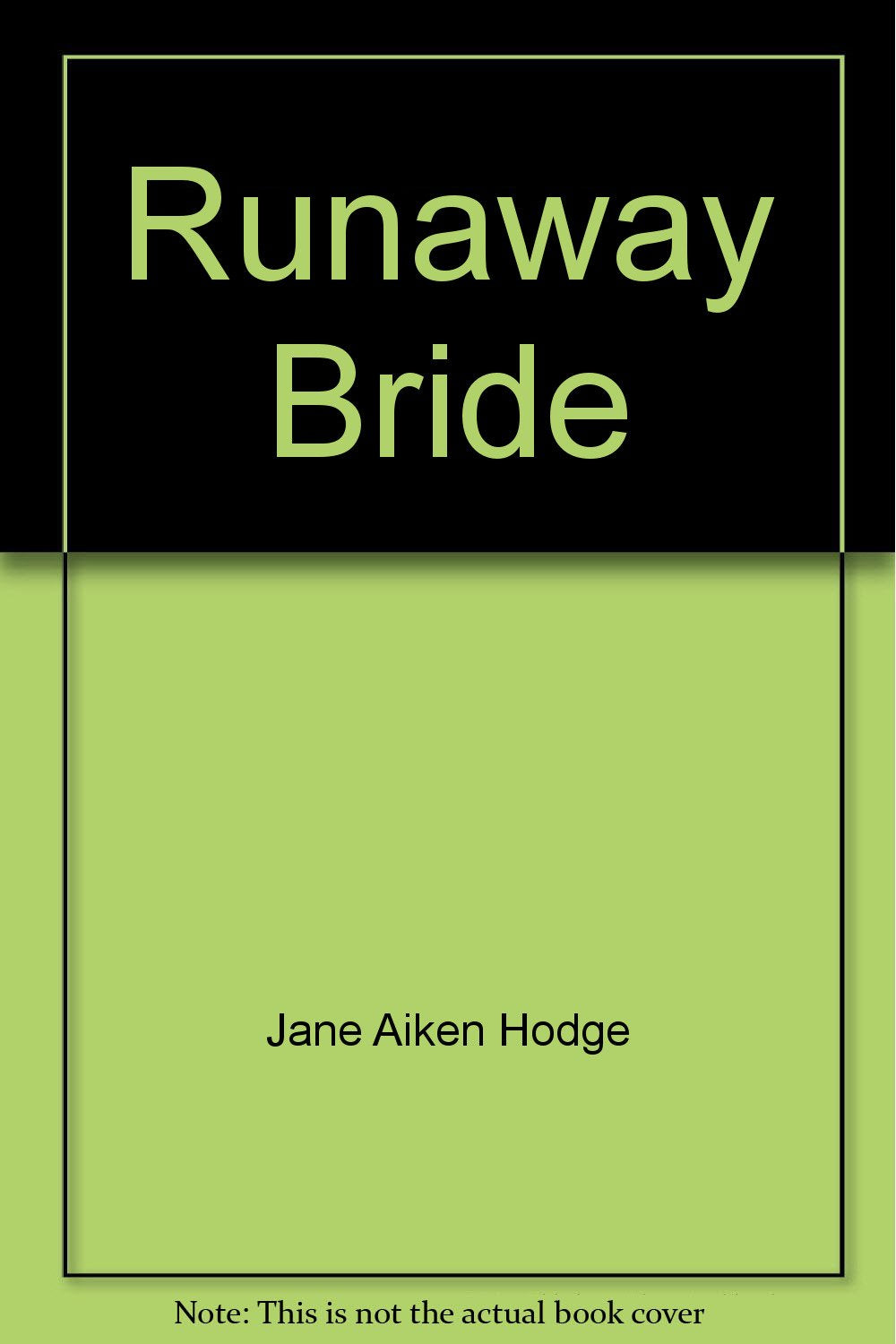 Runaway Bride (Coronet Books) Historical Fiction