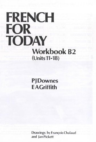 Product Image: Workbk.2 (Pt. B) (French for today)