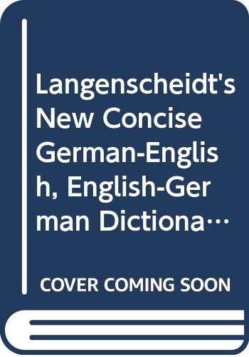 Langenscheidt's New Concise German-English, English-German Dictionary Books