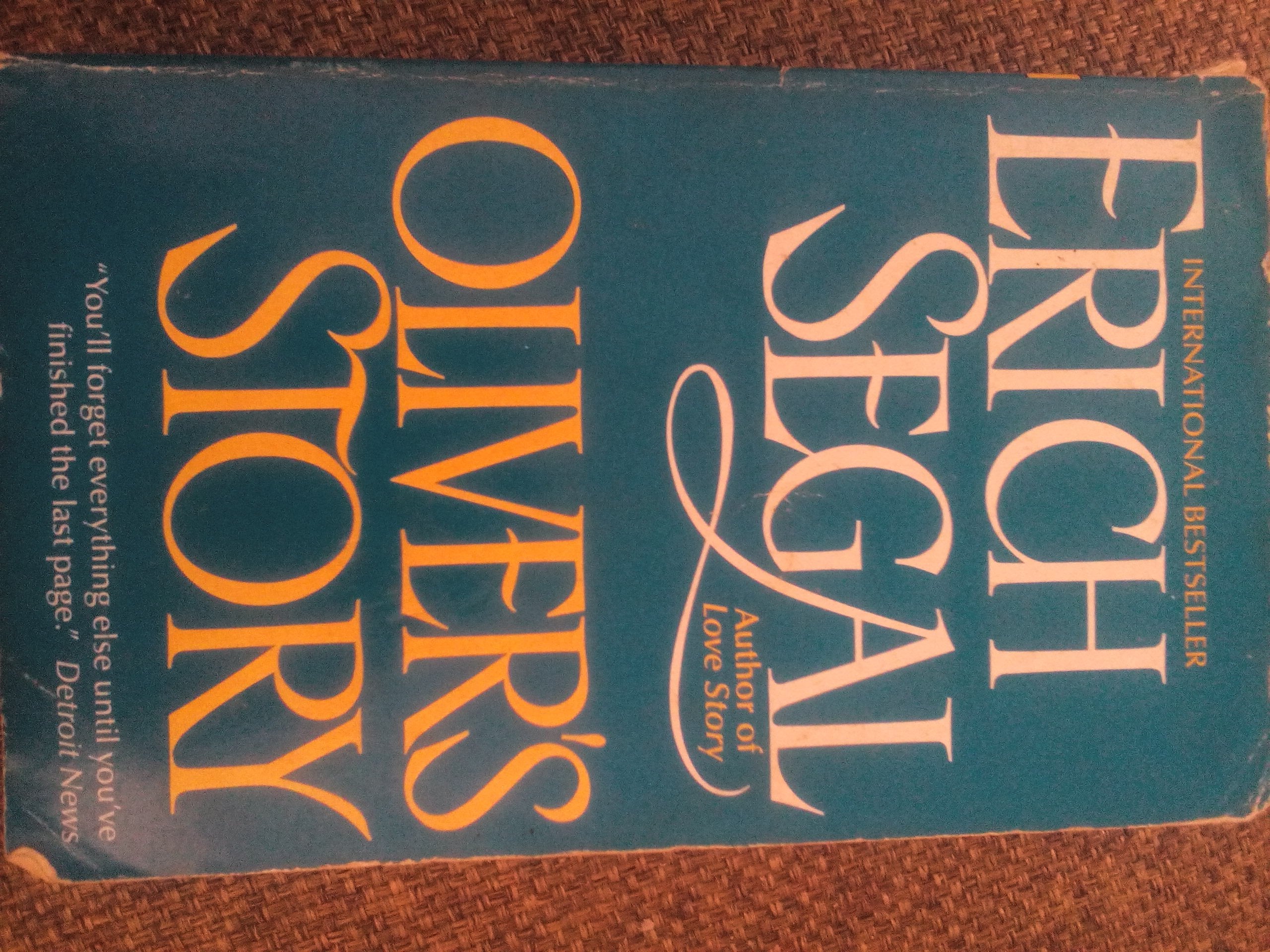 Oliver's Story (Coronet Books) Contemporary literature