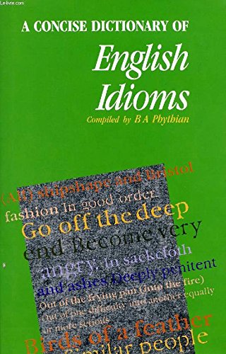 Product Image: A Concise Dictionary of English Idioms