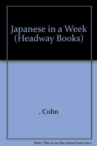Japanese in a Week (Headway Books) Foreign Languages ​​& Dictionaries