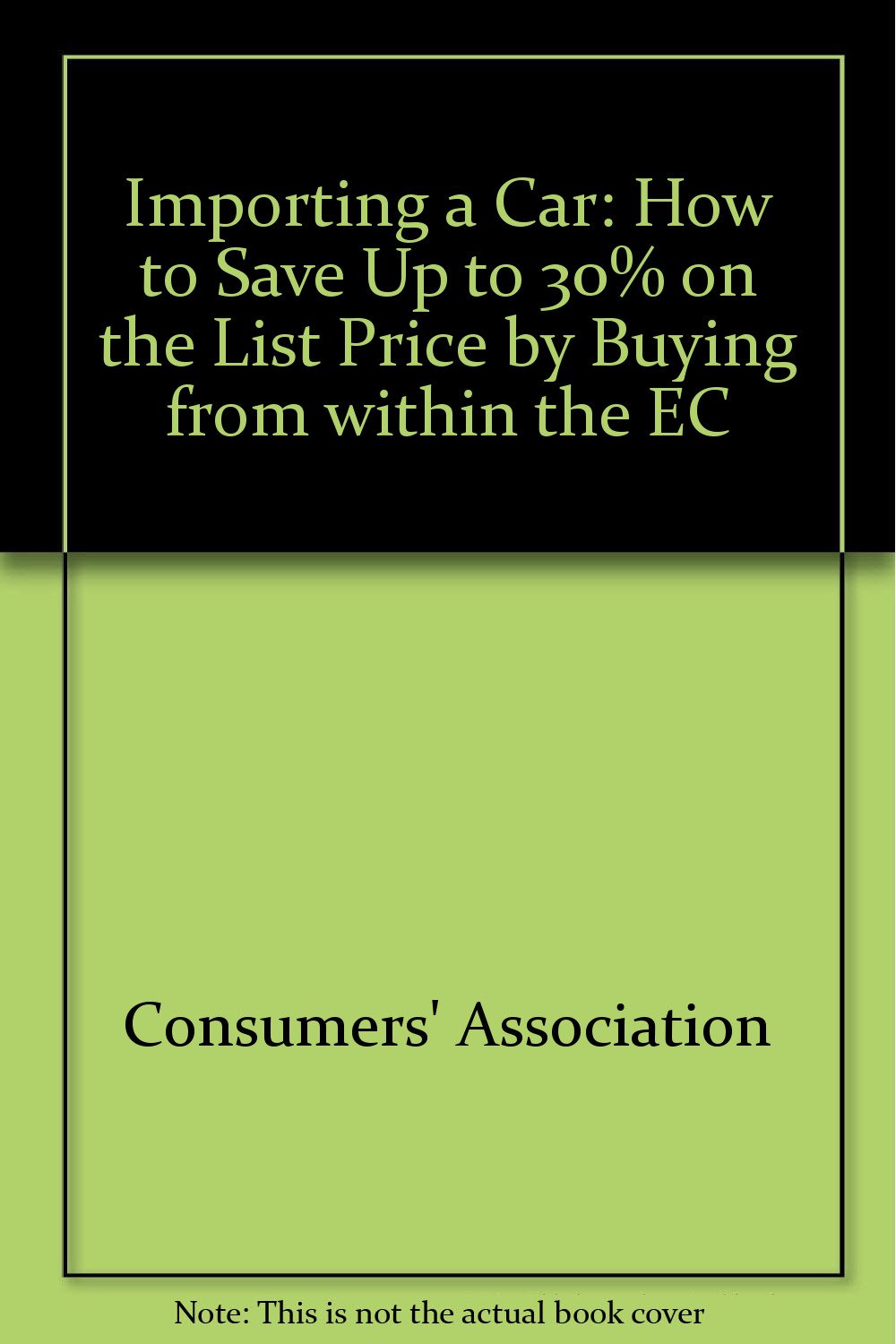 Importing a Car: How to Save Up to 30% on the List Price by Buying from within the EC Law