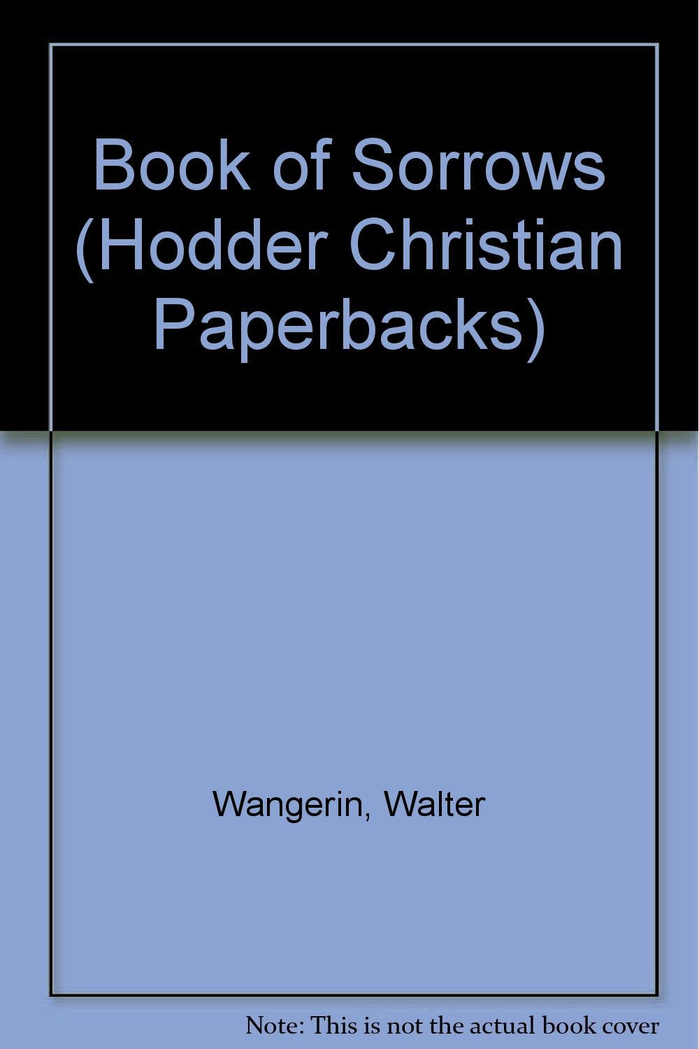 Book of Sorrows (Hodder Christian Paperbacks) Medicine
