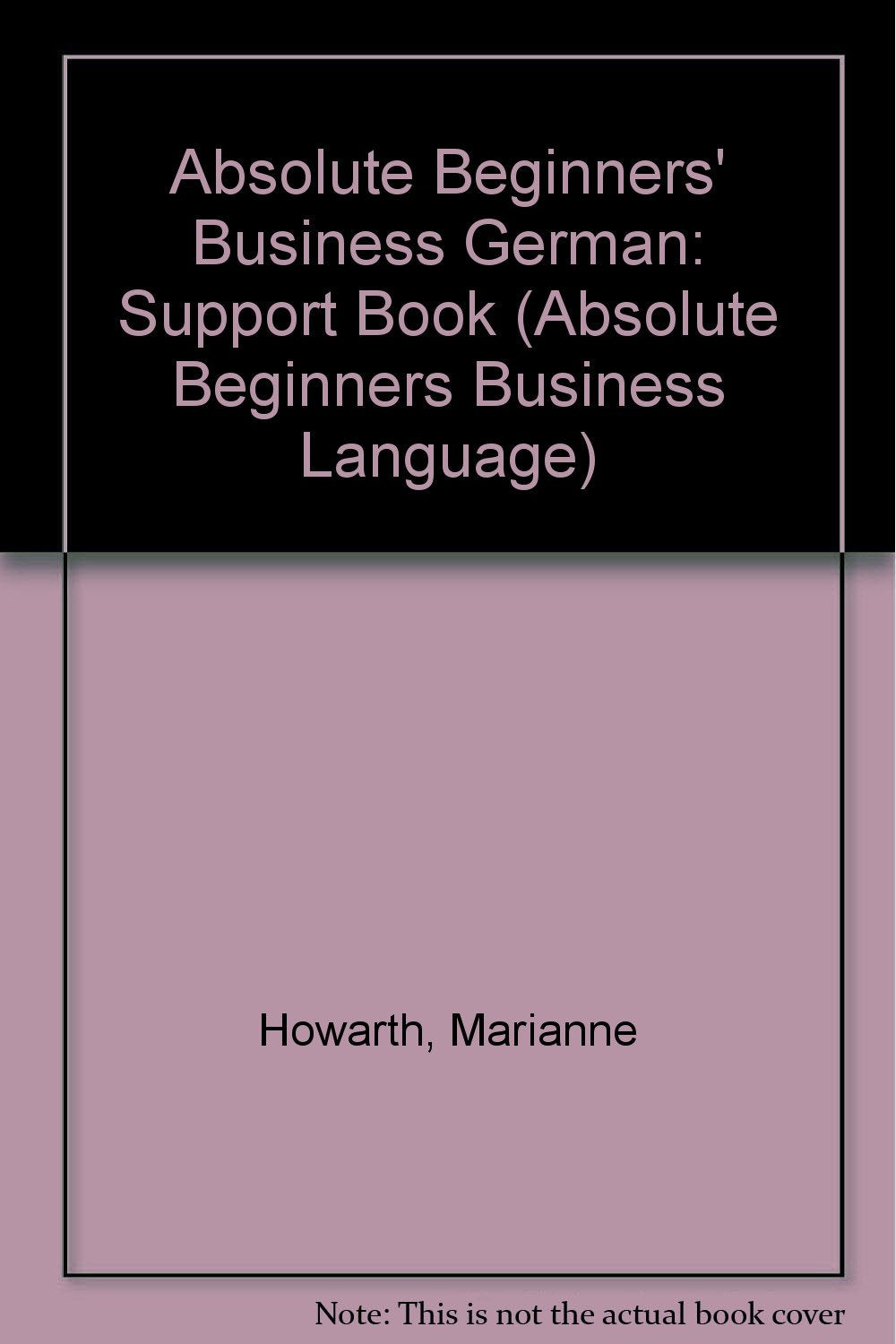 Product Image: Support Book (Absolute Beginners Business Language S.)