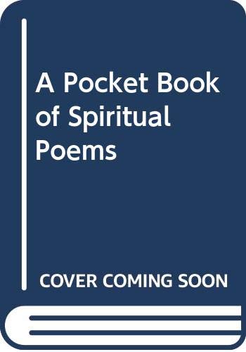 A Pocket Book of Spiritual Poems Poetry