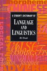Product Image: A Student's Dictionary of Language and Linguistics (Student Reference S.)