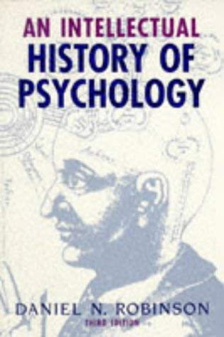 An Intellectual History of Psychology Philosophy