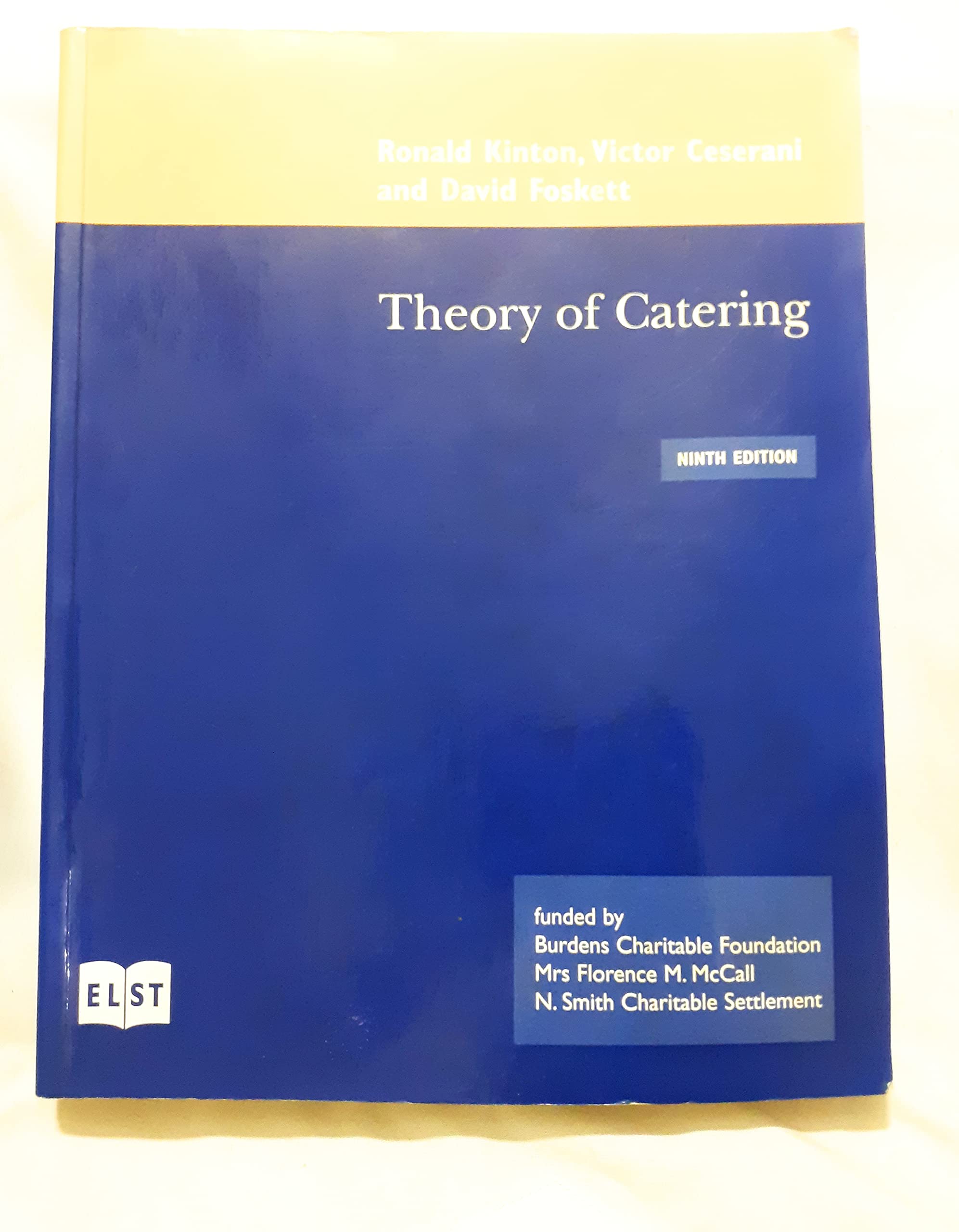 Theory of Catering 9ed Elst Business, Finance & Career