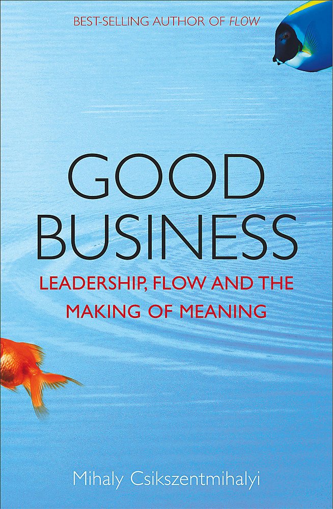 Good Business: Leadership, Flow and the Making of Meaning Business, Finance & Career