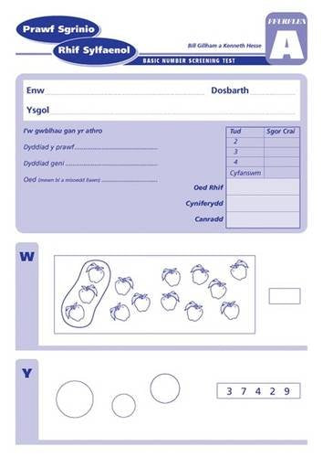 Prawf Sgrinio Rhif Sylfaenol (Basic Number Screening Test-Welsh Edition) Pk10 Mathematics