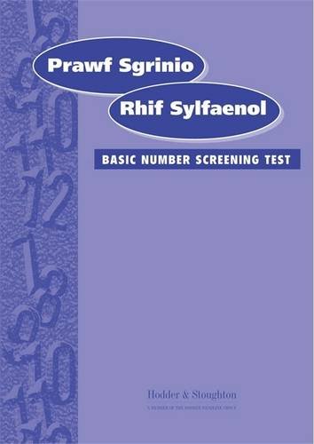Specimen Set (Prawf Sgrinio Rhif Sylfaenol (Basic Number Screening Test-Welsh Edition) Specimen Set) Non-fiction