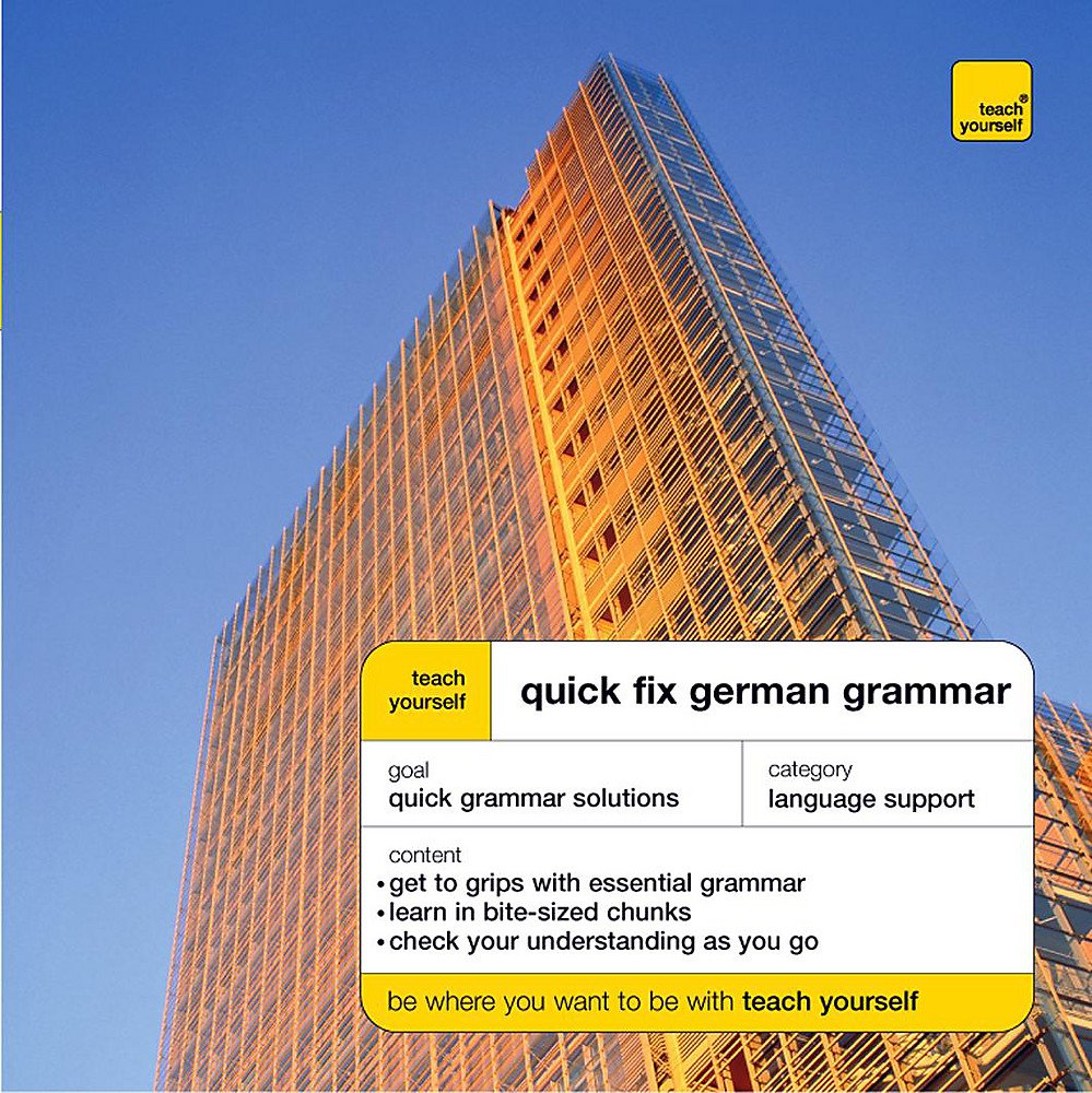 Quick Fix German Grammar (Teach Yourself Languages) Foreign Languages ​​& Dictionaries