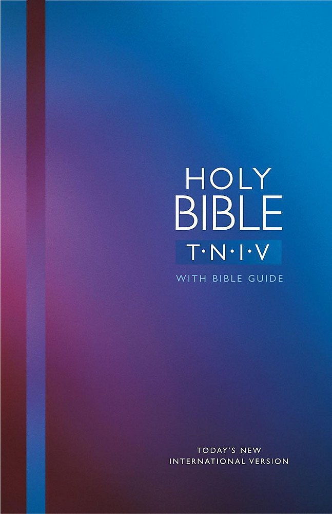 TNIV Popular with Bible Guide, Blue Hardback book