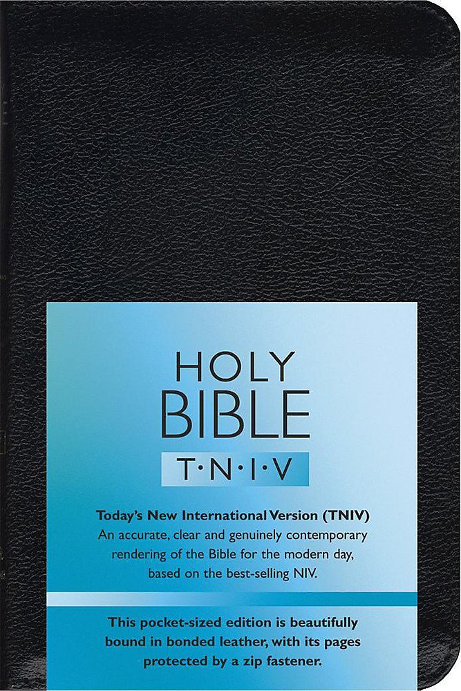 TNIV Personal Black Bonded Leather with Zip Religion & Esotericism