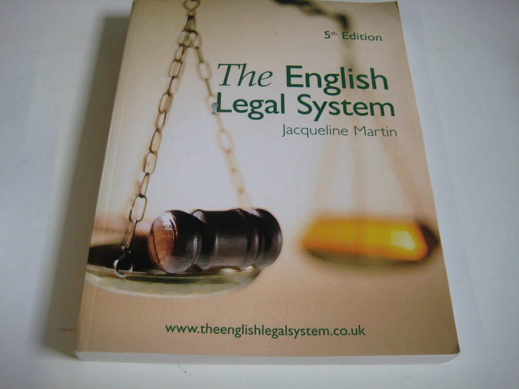 The English Legal System 5th Edition Law