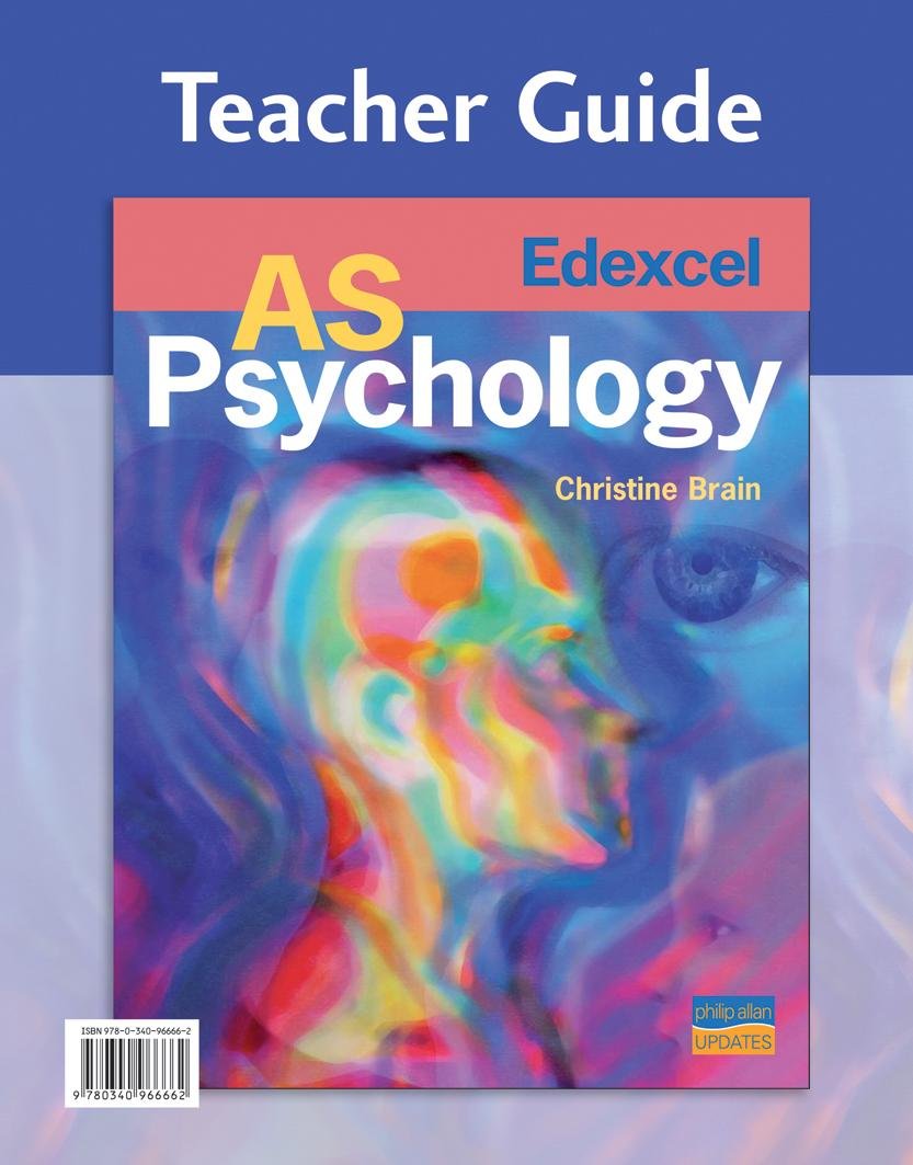 Psychology Teacher Guide: Edexcel As (Gcse Photocopiable Teacher Resource Packs) Education & Training