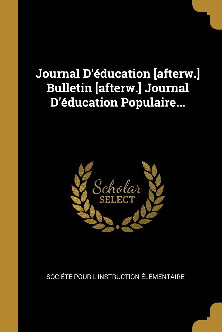 Journal D'éducation Bulletin Journal D'éducation Populaire... Politics & History