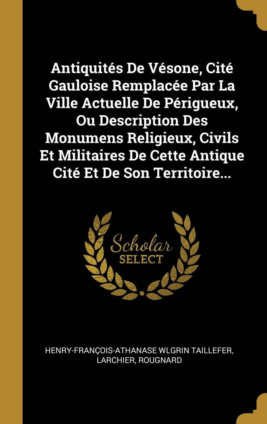 Antiquits De Vsone, Cit Gauloise Remplace Par La Ville Actuelle De Prigueux, Ou Description Des Monumens Religieux, Civils Et Militaires De Cette Antique Cit Et De Son Territoire... book