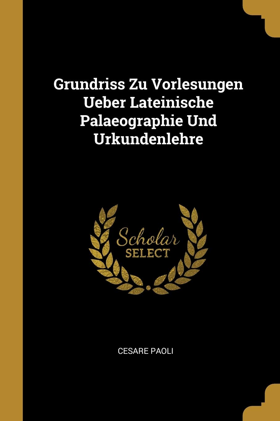 Grundriss Zu Vorlesungen Ueber Lateinische Palaeographie Und Urkundenlehre Politics & History