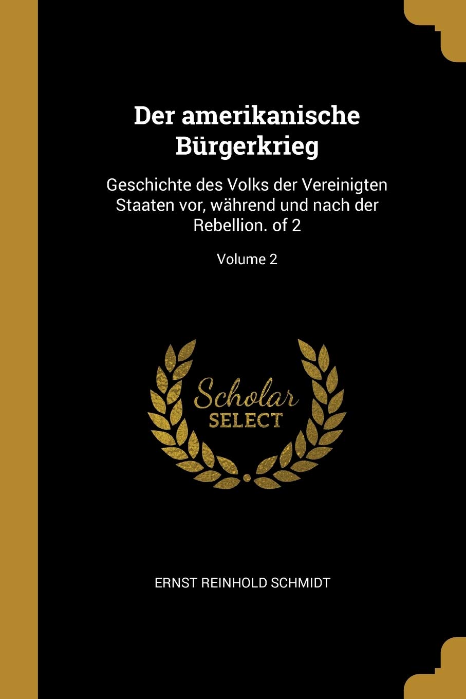 Der amerikanische Bürgerkrieg: Geschichte des Volks der Vereinigten Staaten vor, während und nach der Rebellion. of 2; Volume 2 Politics & History