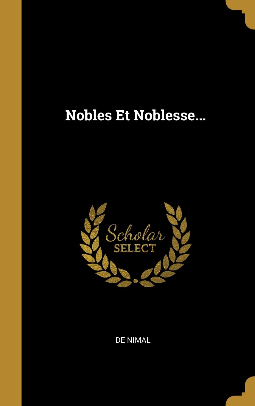 Product Image: Nobles Et Noblesse...