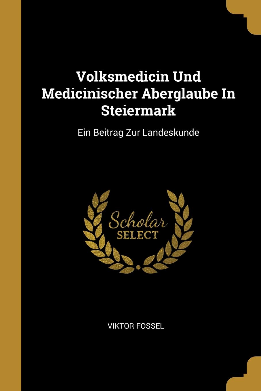 Volksmedicin Und Medicinischer Aberglaube In Steiermark: Ein Beitrag Zur Landeskunde Politics & History